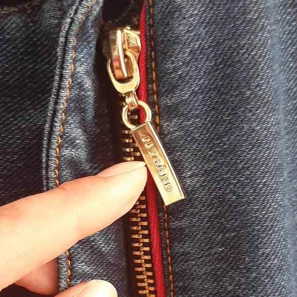 NYGUARD sleeveless vest Jacket Jeans For Woman Medium - Picture 4 of 10